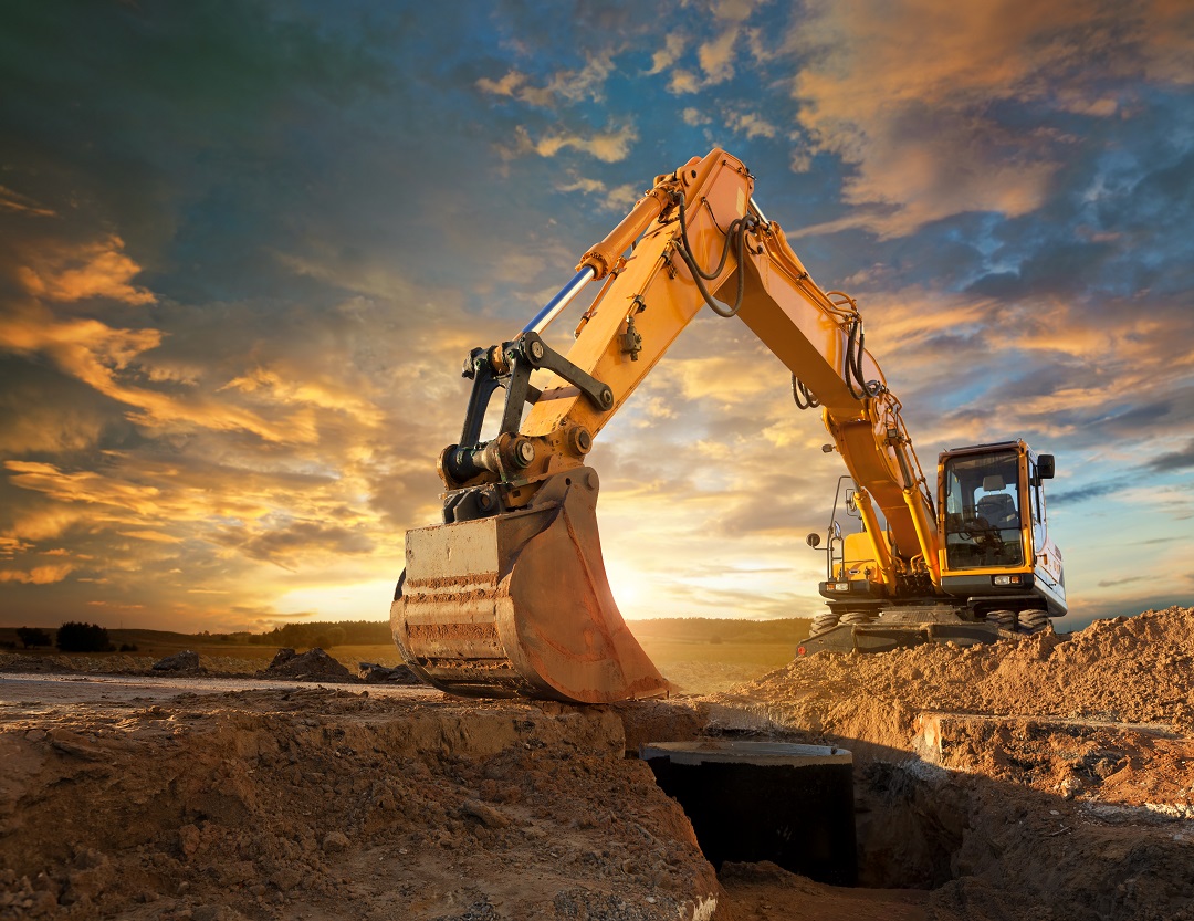 Conduct civil construction excavator operations